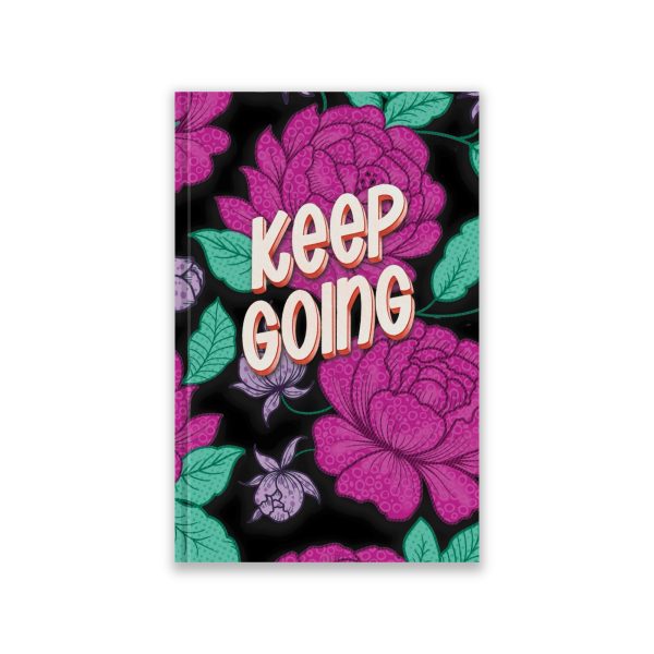 ‘Keep Going’ Premium Notebook Journal (Hardcover)